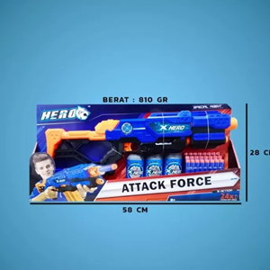 اسباب بازی تفنگ X Hero مدل ATTACK FORCE _اسباب بازی تفنگ
